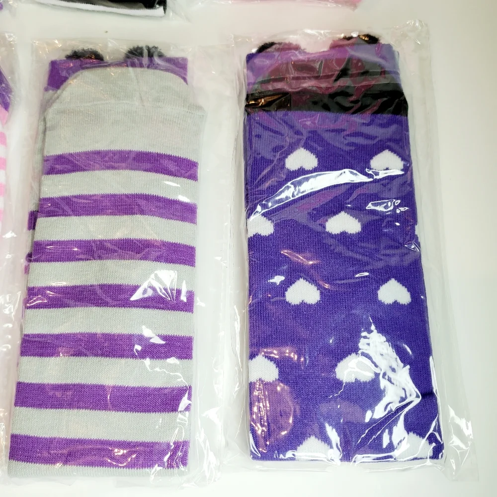 Girls Knee High Socks 6 Pack